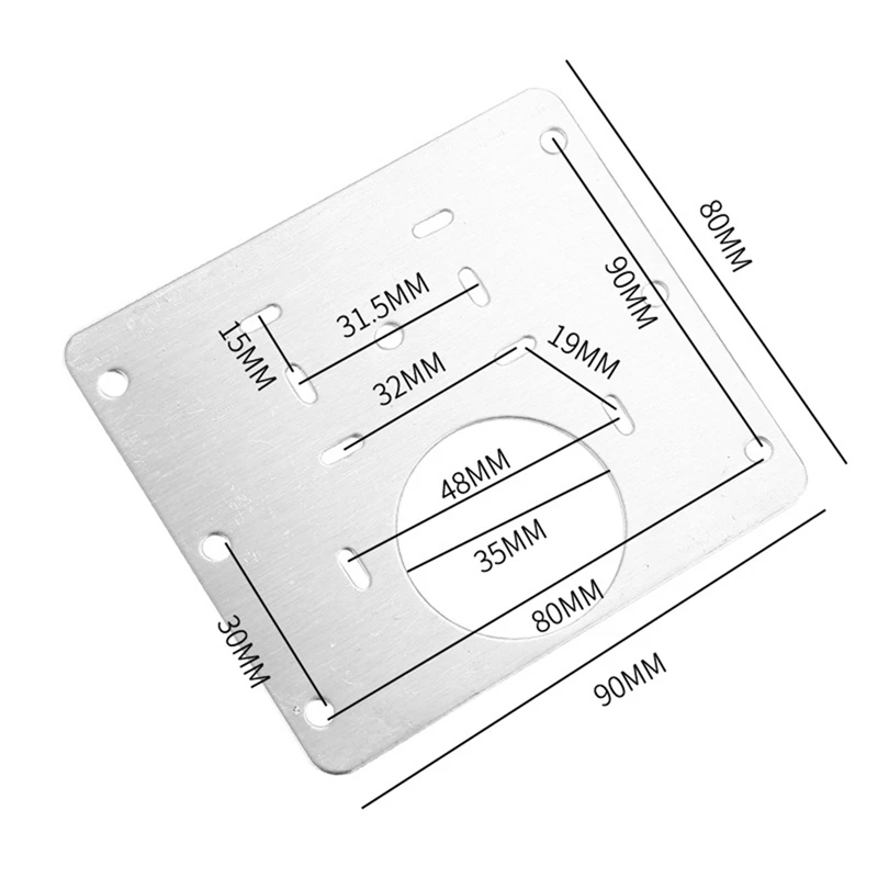 4 PCS Hinge Repair Plate Brackets Stainless Steel Hinge Plate With Screws For Furniture Wardrobe Kitchen Cupboard