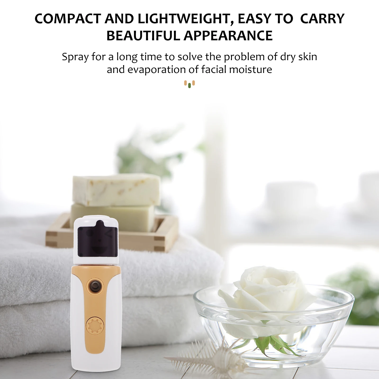 

1 Set Nano Facial Mister Compact Face Mist Sprayer Control Portable Steamer For Dry Skin Atomizer