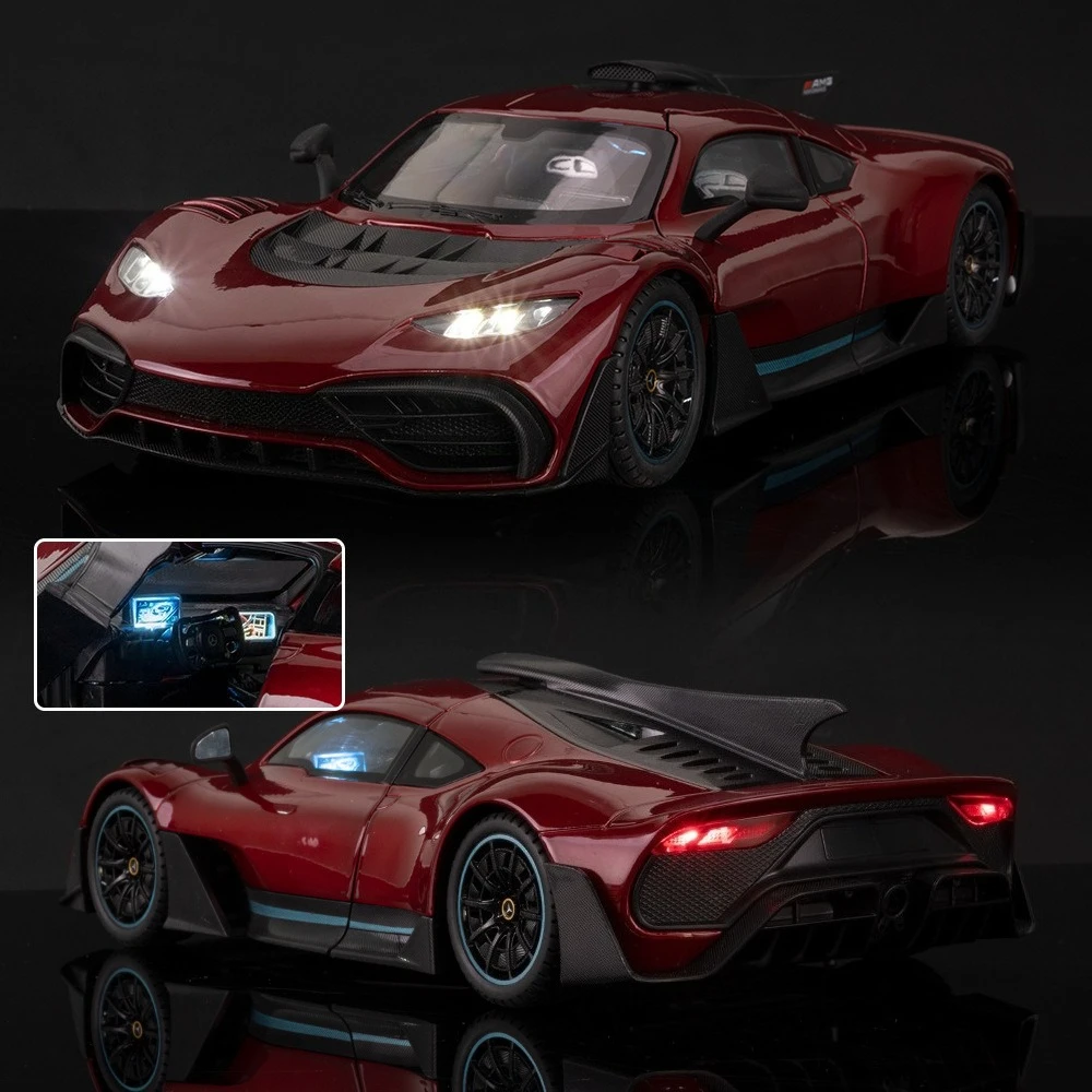 รถโมเดลซูเปอร์คาร์อัลลอยด์ 1:18 พร้อมเสียงและไฟ ของเล่นเด็ก ของขวัญวันหยุดสำหรับเพื่อน ของขวัญเด็ก