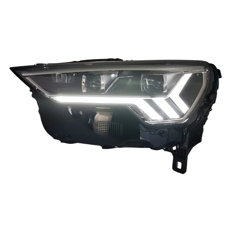 Factory Direct Sales LED Matrix Headlights For Audi Q3 19-23 Low & High Upgrading With Direct Plug-In Condition New