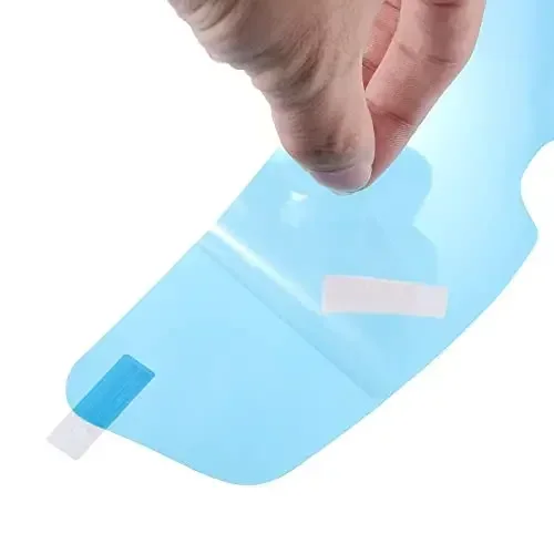 1/2PCS Motorcycle Helmet Clear Anti-Fog Rainproof Film Three Styles Lens Sticker Driving Safety Nano Coating Helmet Accessories - view 4