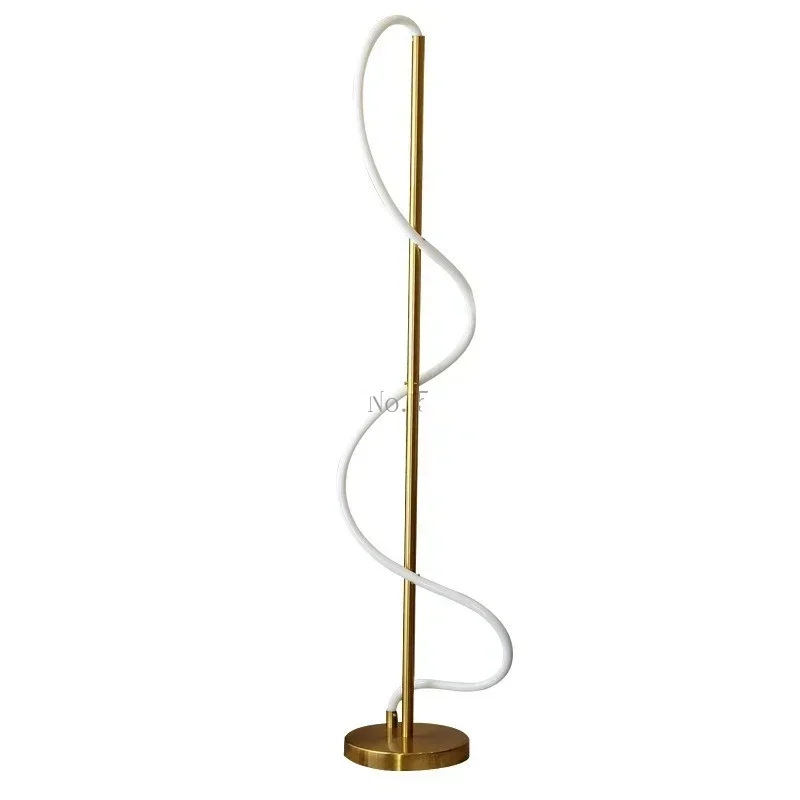 Modern Minimalist LED Floor Lamp Nordic Creative Hose Note  Table  Living Room Bedroom Bedside  LED