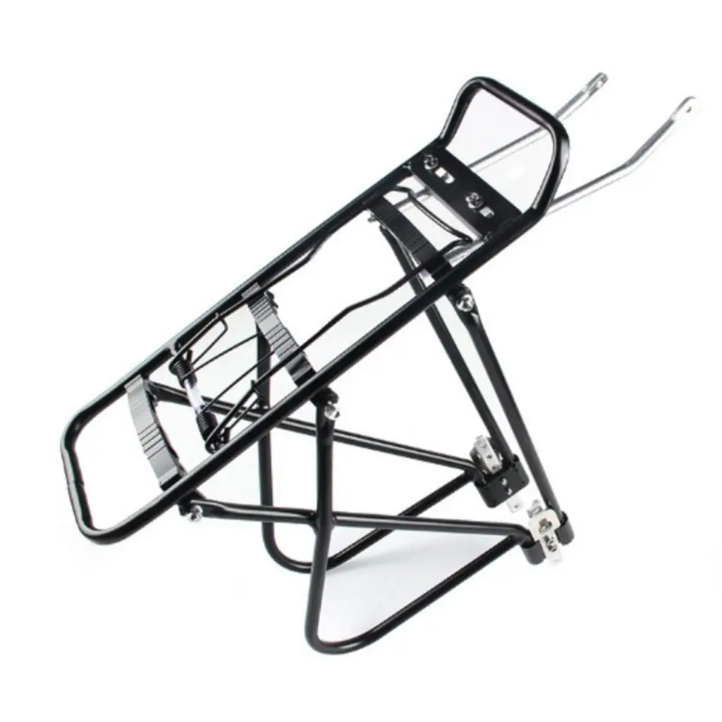 Rear Bike Rack Aluminum Alloy Compact Design Pannier Carrier Luggage Holder for Mountain Road Bike