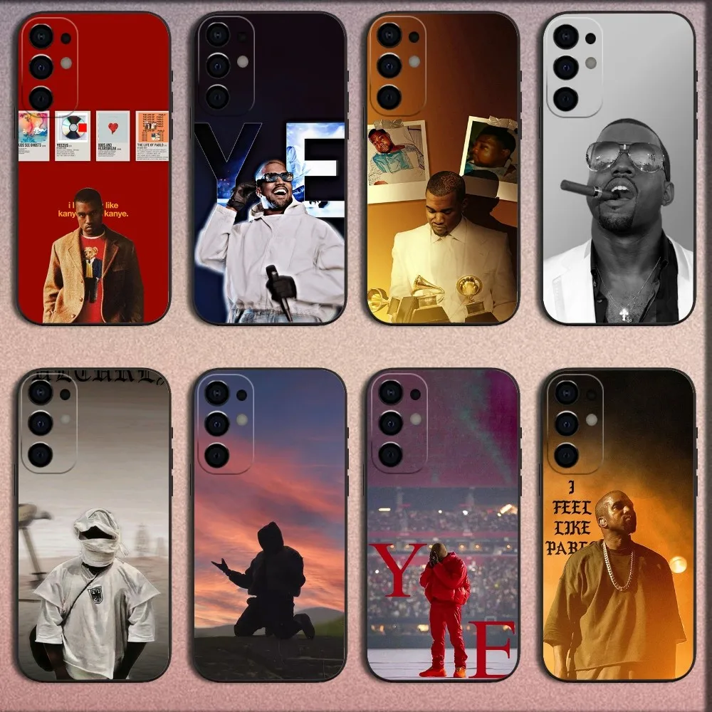 

Cool K-Kanye Rapper Phone Case For Samsung S25,S24,S21,S22,S23,S30,Ultra,S20,Plus,Fe,Lite,Note,10,9,5G Black Soft Cover