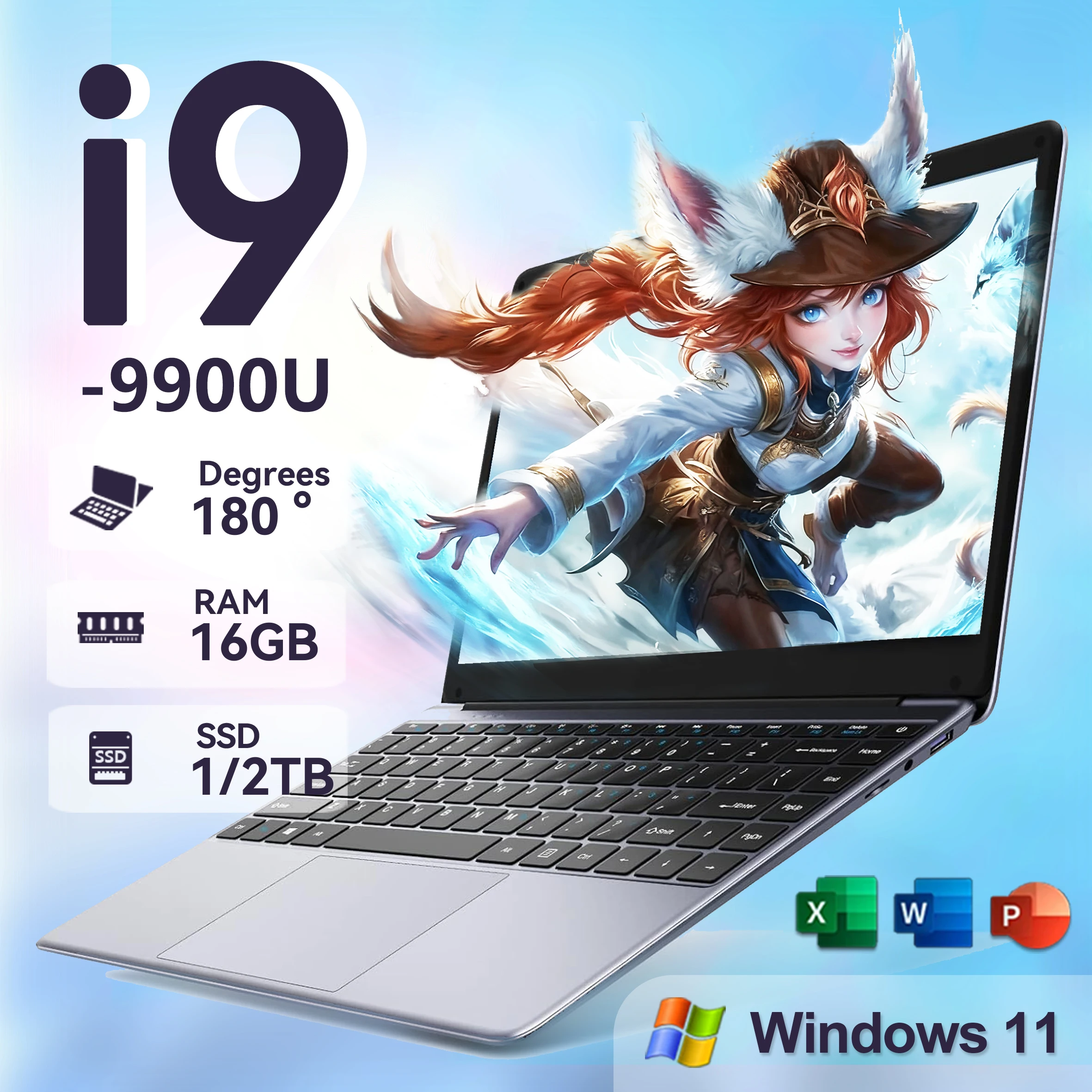 �y�Z�[�����z�V�^ i9 14.1�C���`PC�m�[�g�p�\�R�� Windows 11 Pro Intel Core i9-9900U 16GB 1TB �Q�[�~���O�m�[�g�u�b�N �f���A���o���hWiFi 6 �R�A���b�v�g�b�v
