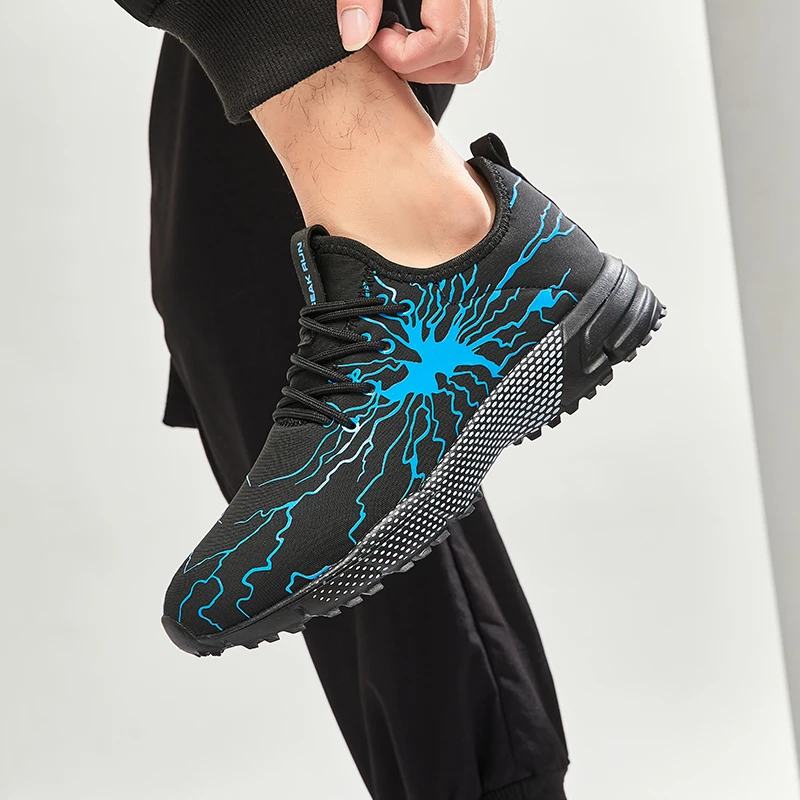 

Men's outdoor casual sports shoes Daily casual men's shoes Mesh breathable fashion running shoes Soft and comfortable