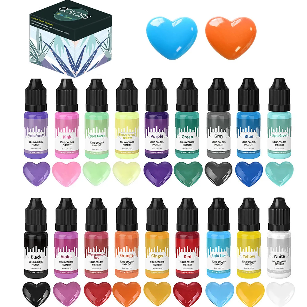 Epoxy Resin Pigment Kits Candle Dye Liquid Colorant DIY UV Epoxy Resin Mold Jewelry Making Candle Soap Making Dye Pigment Sets view 4