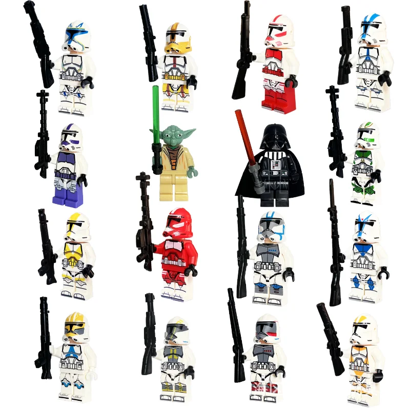 子供用ビルディングブロックおもちゃミニフィギュアヒューマノイド人形漫画のキャラクター誕生日プレゼント子供のための教育プレイセット