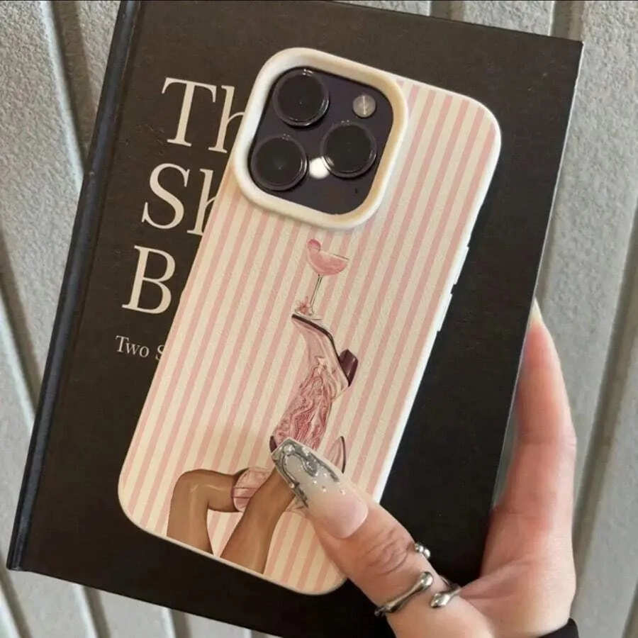 Retro Western Cowboy Boot Striped Pattern TPU Soft Phone Case For Xiaomi 15T Pro 14T 13T 14 13 Poco X7 X6 X5 F5 F7 Pro F6 Cover view 4
