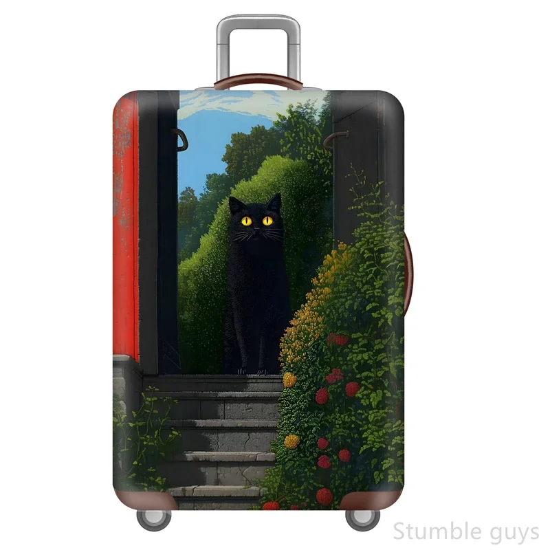 

Прочный эластичный чехол для багажа с защитой от царапин, пылезащитный, надежный, подходит для чемоданов на колесиках 18-32 дюйма