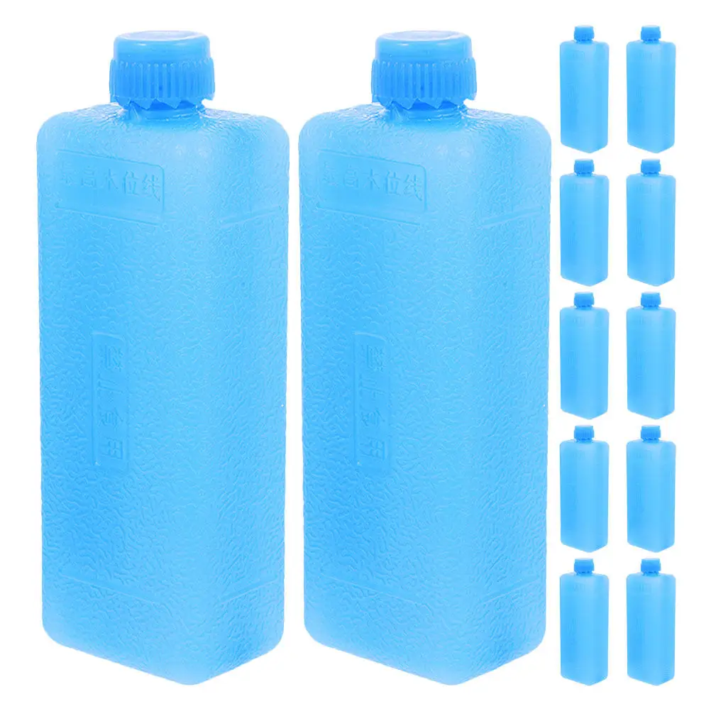 12Pcs Ice Crystal Box for Air Cooler Fast Cooling Reusable Freezer Blocks Compact Portable Cooling Saving Eco