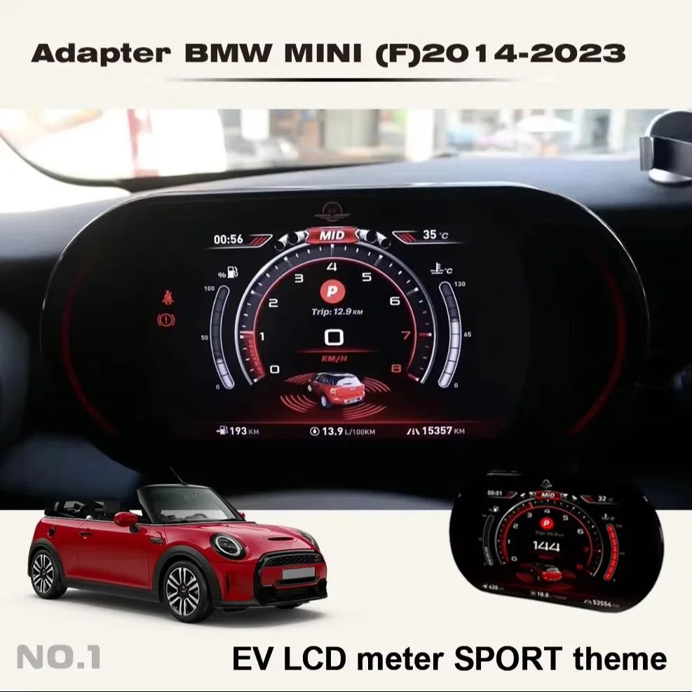 

ЖК-дисплей приборной панели, цифровая панель приборов для BMW mini Cooper F54 F55 F56 2014-2023, кабина, измеритель скорости в оригинальном стиле