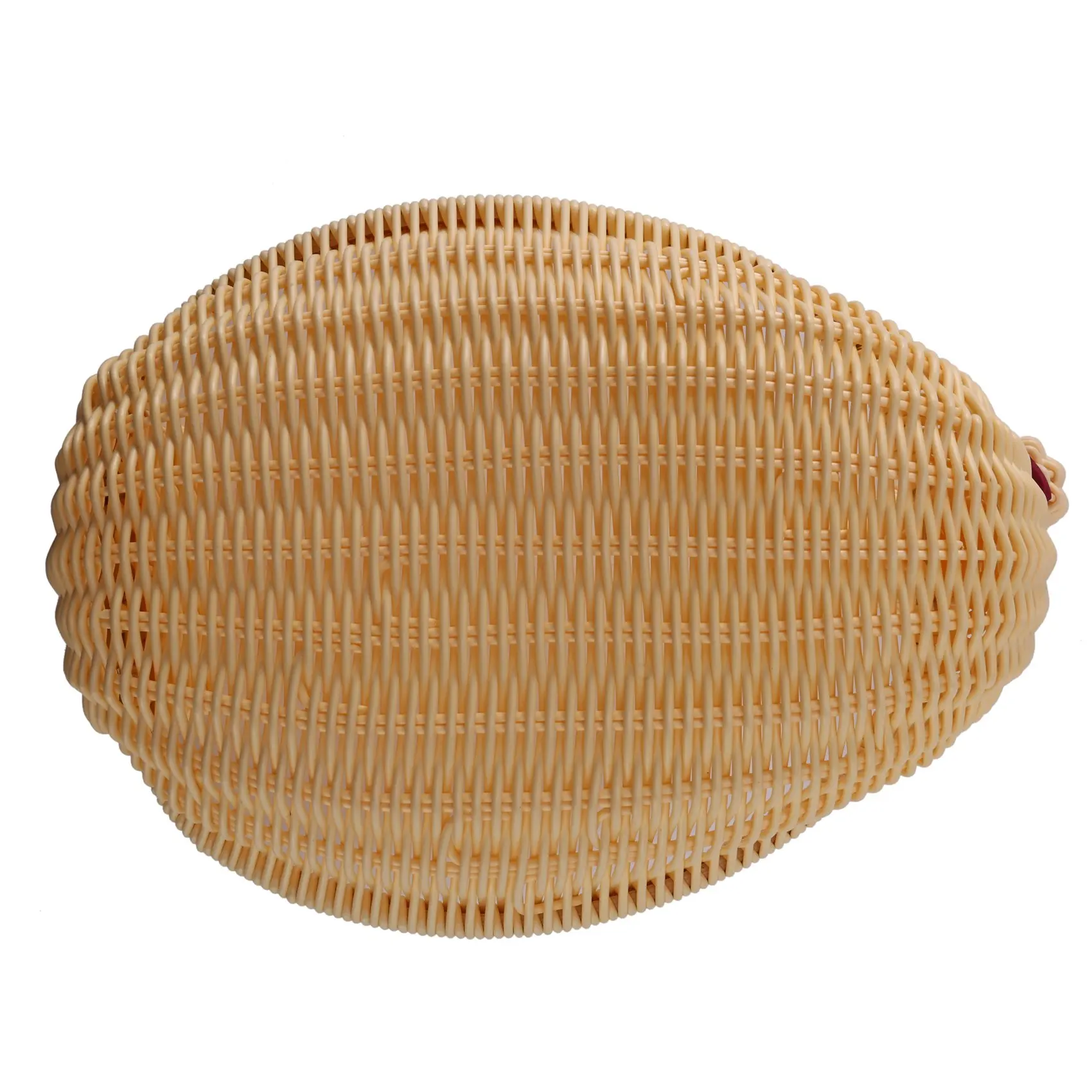 Eco-friendly Woven Basket Storage Basket Imitation Rattan Woven Basket Animal Shape Storage Basket Display Basket (28x18x18cm)