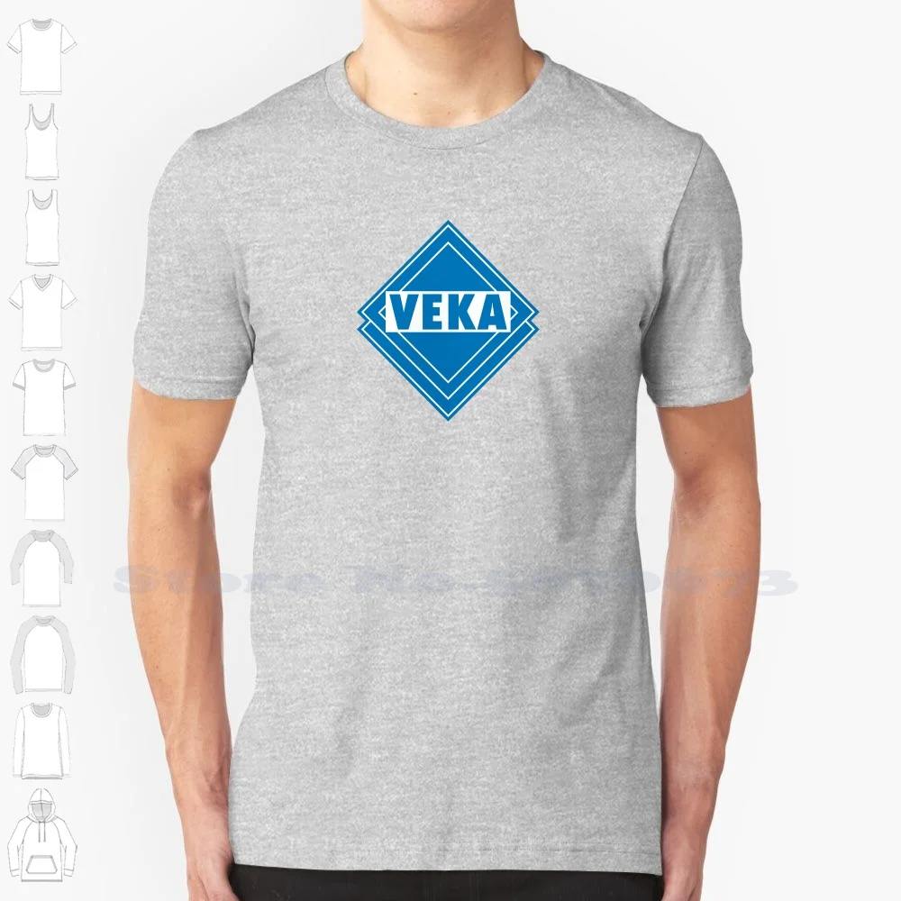 Veka Logo High-quality T Shirts Fashion T-shirt New 100% Cotton Tee