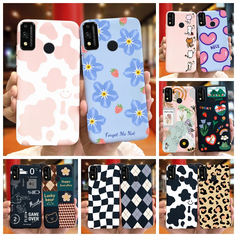 Funda de silicona suave para Honor 9X Lite JSN-L21, carcasa con estampado encantador de macarrón, para Honor 9X 9 X Lite