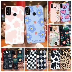 For Honor 9X Lite JSN-L21 Phone Case Honor 9X STK-LX1 Lovely Printing Macaroon Silicone Soft Cases Cover For Honor9X 9 X Lite