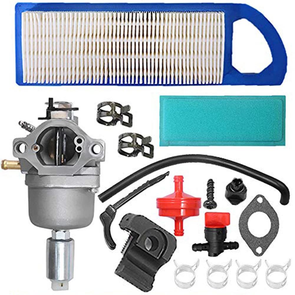 Complete Carburetor Replacement Kit for BS Lawn Mower Engines with Filters and Accessories for Optimal Performance