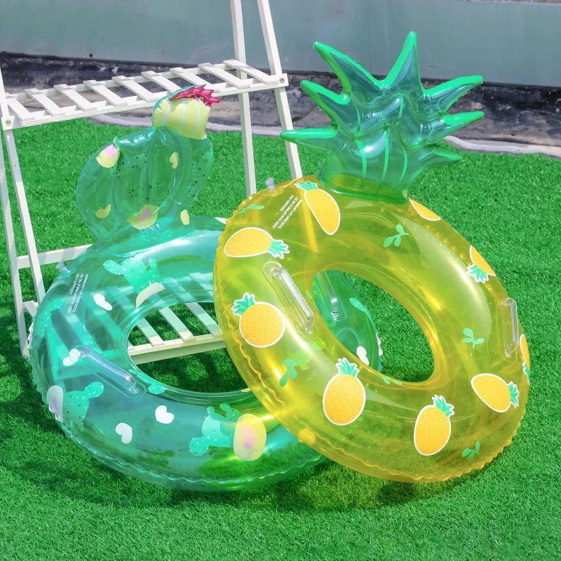ألعاب قابلة للنفخ على شكل فواكه كرتونية، حلقة سباحة على شكل أناناس، عوامة للأطفال، ألعاب مائية قابلة للنفخ للصيف في الهواء الطلق وحمامات السباحة