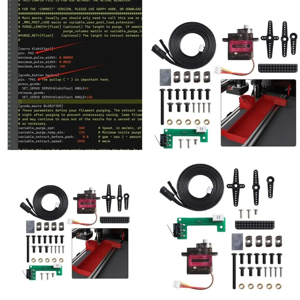 

652F Essential Nozzle Clean Up Set for Voron V2 Printer Users with Silicone Brush