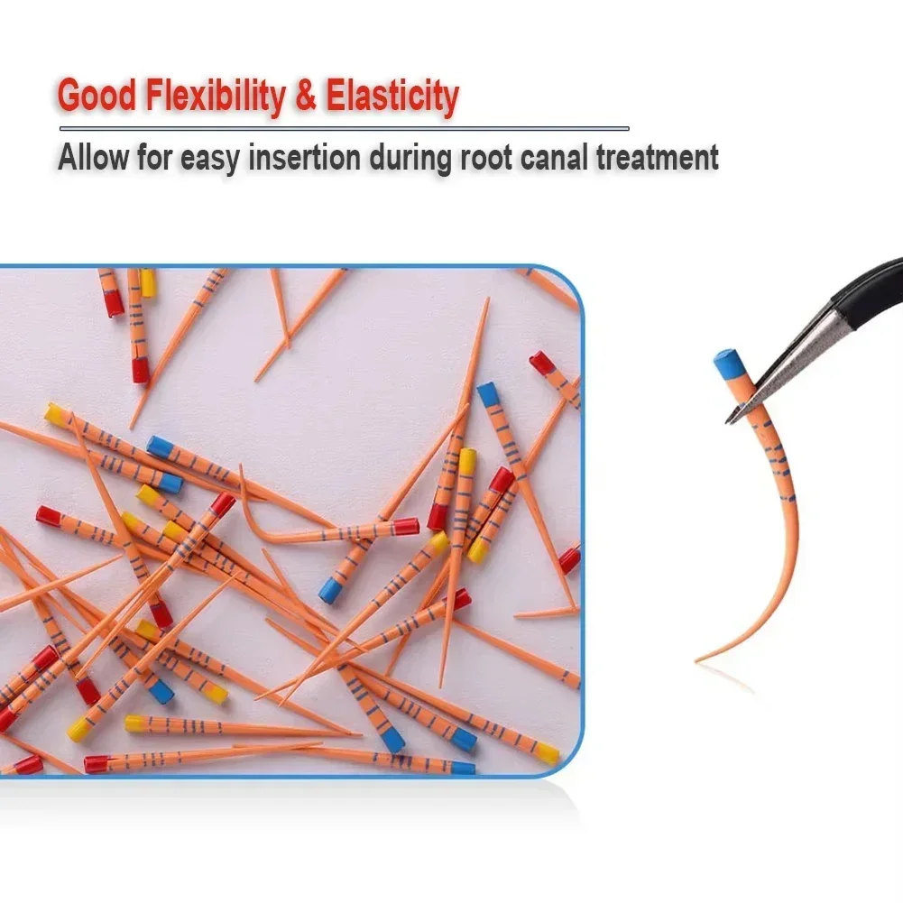 5Box Dentistry Gutta Percha Points with Scale Taper Endo Root Canal Obturating Tips  Oral Cavity Nursing