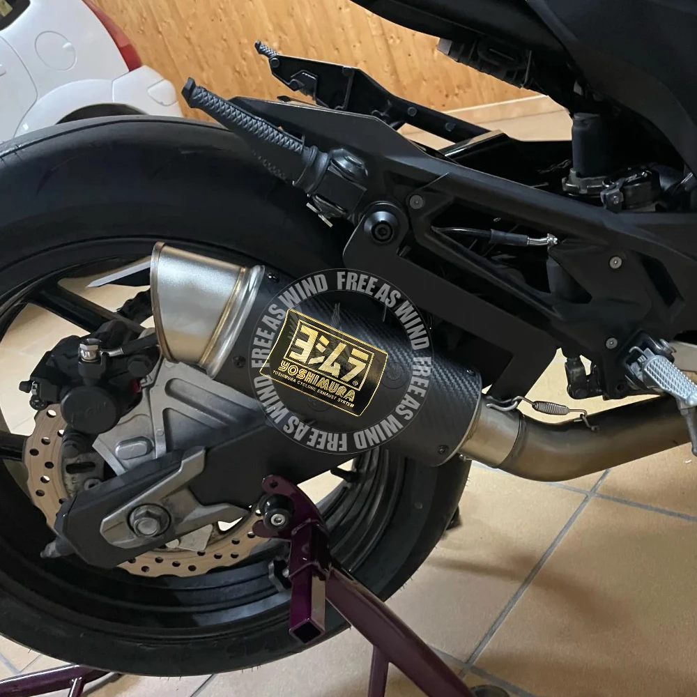 51/60 مللي متر ألياف الكربون يوشيمورا العادم ل Ninjia400 Z250/800/900/1000 DUKE390 R1/36/25 CBR500/1000 ZX6R/10R GSXR600/750 S1000RR