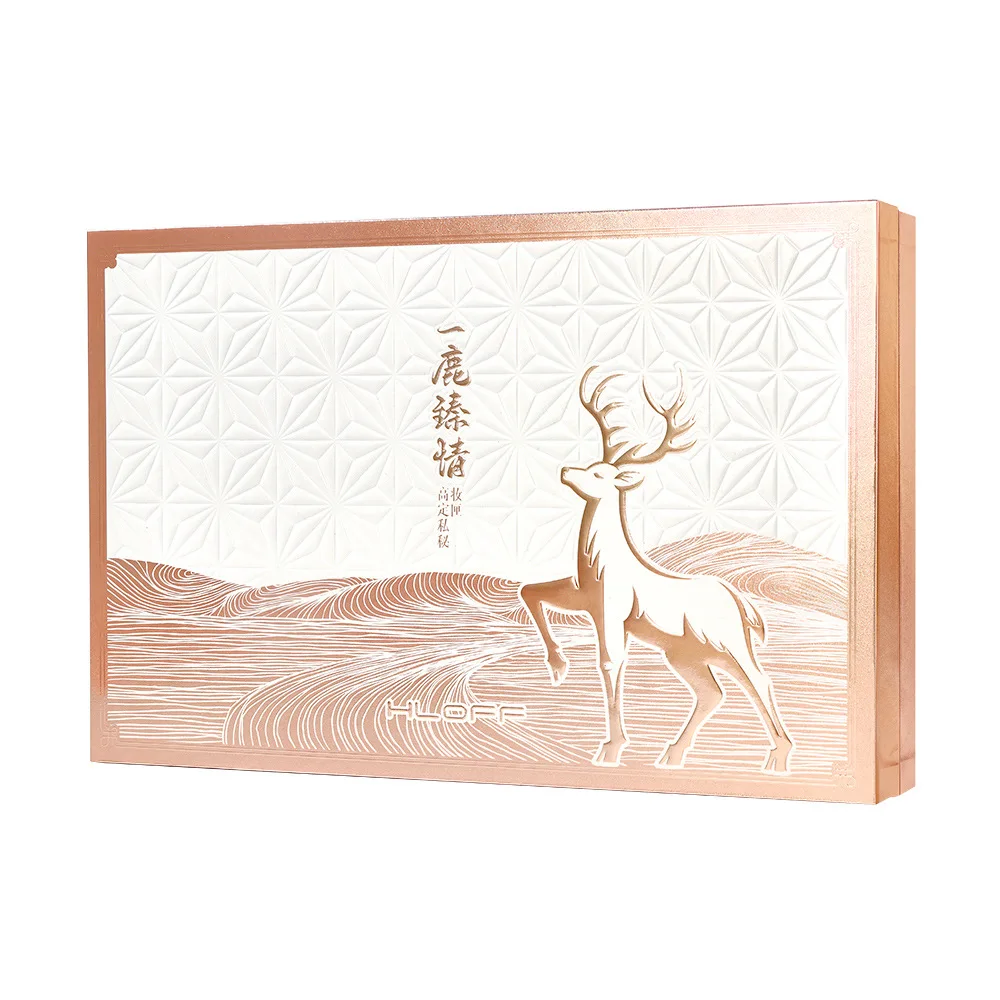 HLOFF One Deer True Love Make-up-Set Qixi Valentinstagsgeschenk für Freundin, Ehefrau, Schönheit, Geschenkbox, zehnteiliges Set