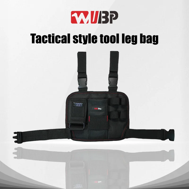 WBP Portable tool leg bag, adjustable length, tool storage, tool accessories, Oxford cloth breathable and wear-resistant WB-82