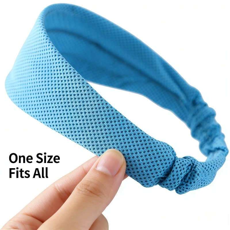 

Sports Cooling Headband Sweat-Absorbent Breathable Unisex Running Fitness Hairband