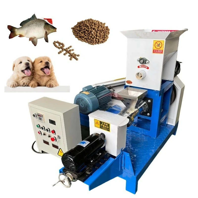 Customized Floating Fish Feed Pellet Machine Intelligent Extruder Fish Food Making Equipment for Aquaculture Feed Production