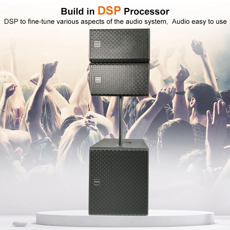 

Speakers with Amplifier DSP Active Line Array Speakers Professional Audio Audio System 10 18