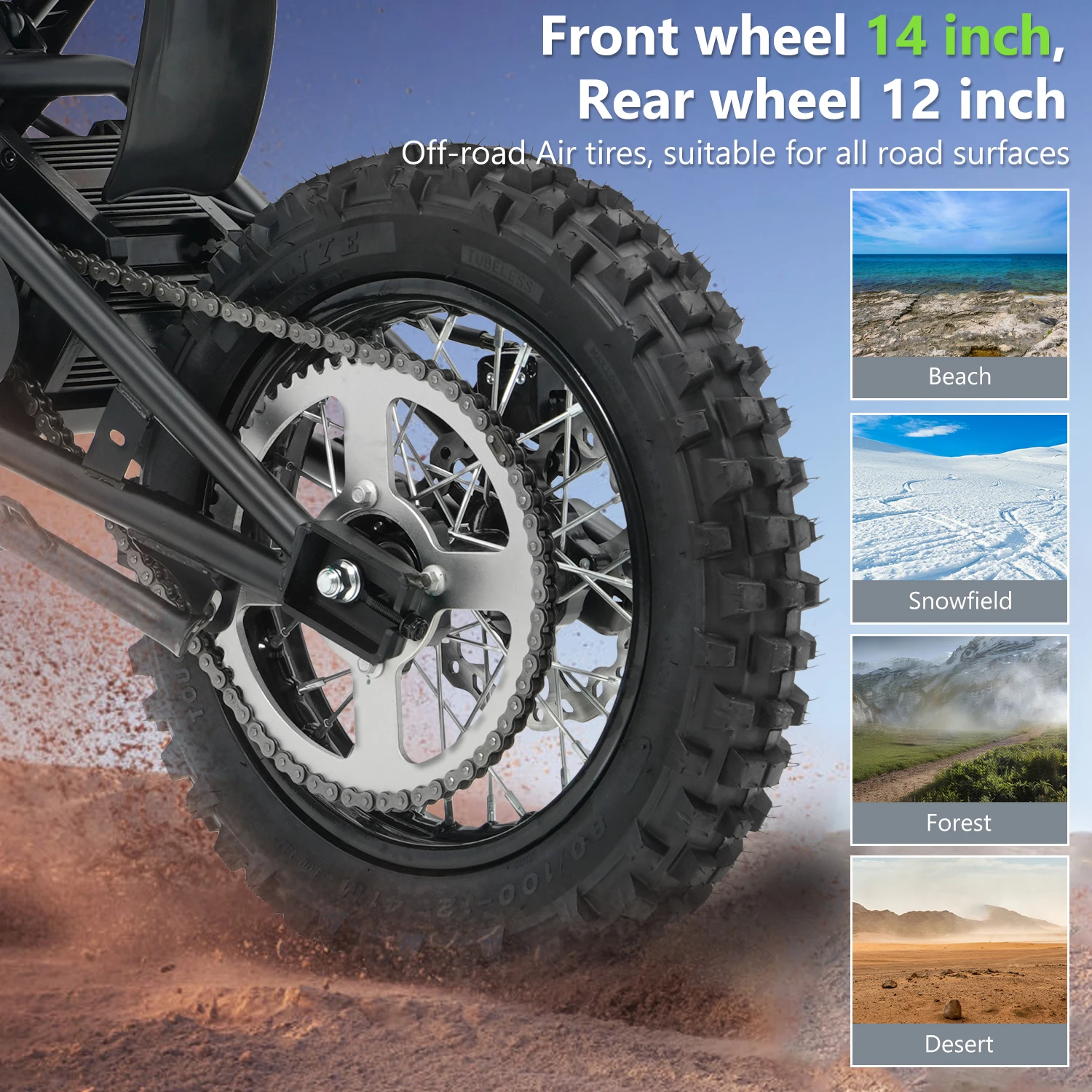 มอเตอร์ไซค์ไฟฟ้า 48V 20.8Ah กำ - Brake Disc Motorcycle บทวิจารณ์และราคา