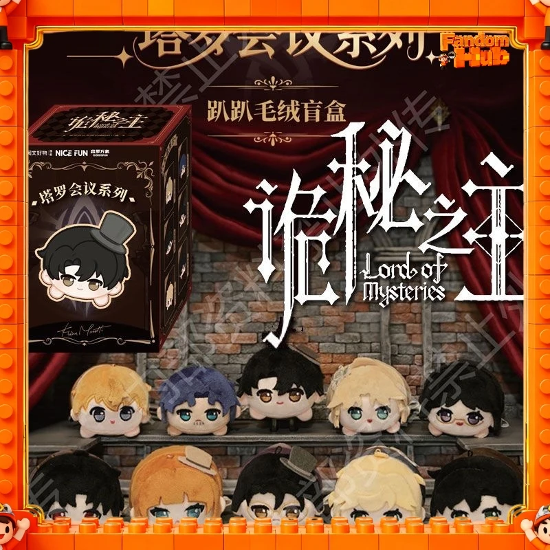 Caixa cega de pelúcia original da série do Clube de Tarot do Senhor dos Mistérios - Klein Moretti, Leonard Mitchell, Bonecas de pelúcia Audrey Hall