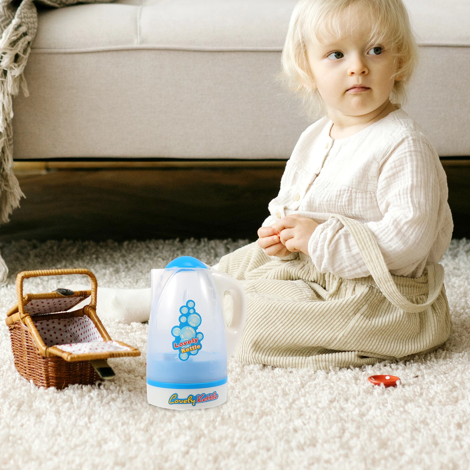 

Simulation Electric Kettle Toy Lightweight Appliances Plaything Plastic Home Decor Children Educational Fun