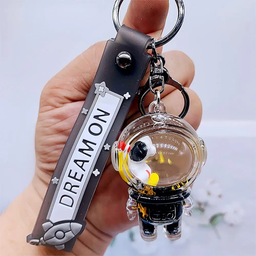 Key Chain Realistic Three-dimensional Reusable DIY Decorative Gift Men Women Cartoon Spaceman Key Ring Bag Pendant for Handbag