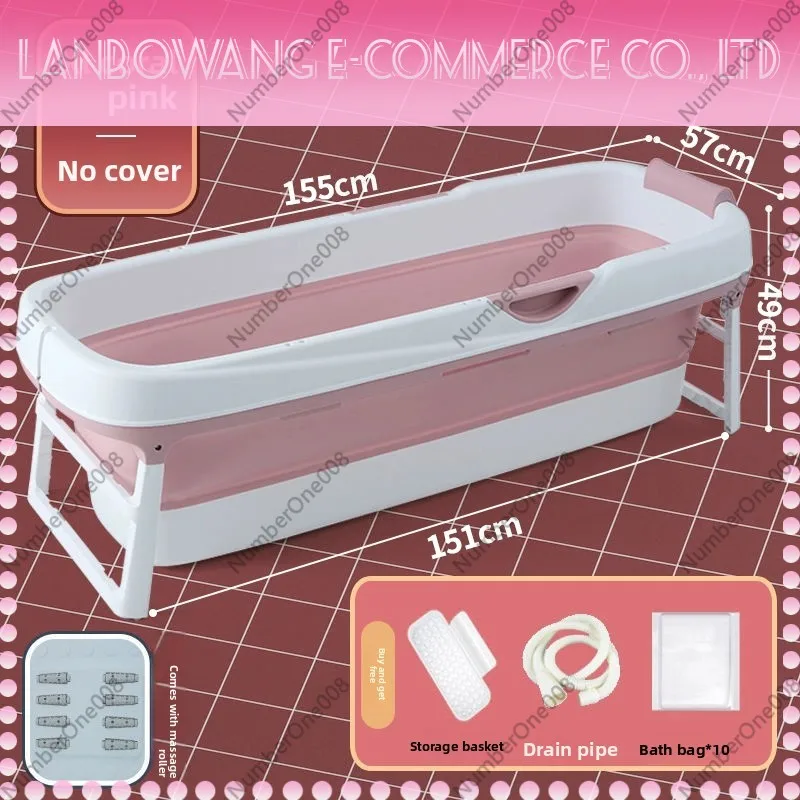 Bath Bucket, Adult Foldable , Adult Thickened Bathtub, Whole Body Sweat Steaming, Super Long and Large, Can Sit and Lie At Home