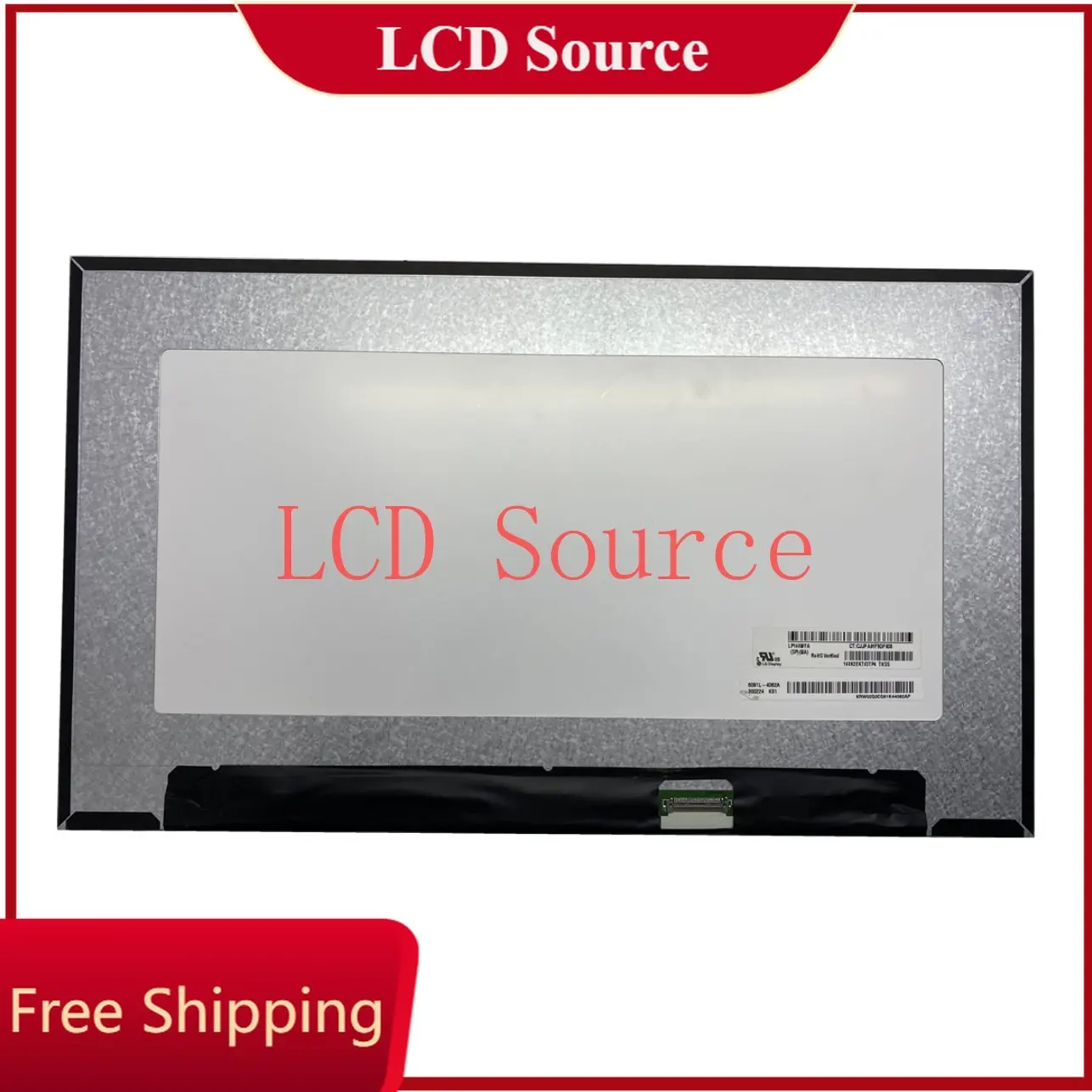 LP140WFA SPMA 1920 *1080 30pins  Signal Interface eDP Laptop LCD Screen Resolution