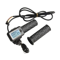 36-60V Incorporato Tre Marce Cyling Ebike Acceleratore Con Display Manubrio Della Bicicletta Per E-Scooter Wist 22MM Applicazione