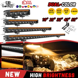 CO LIGHT-Barre Lumineuse LED pour Voiture, Projecteur Super Lumineux, 52 Pouces, Pare-chocs de Conduite, Lampe de Travail pour RL UTV, 4x4, 12V, 24V