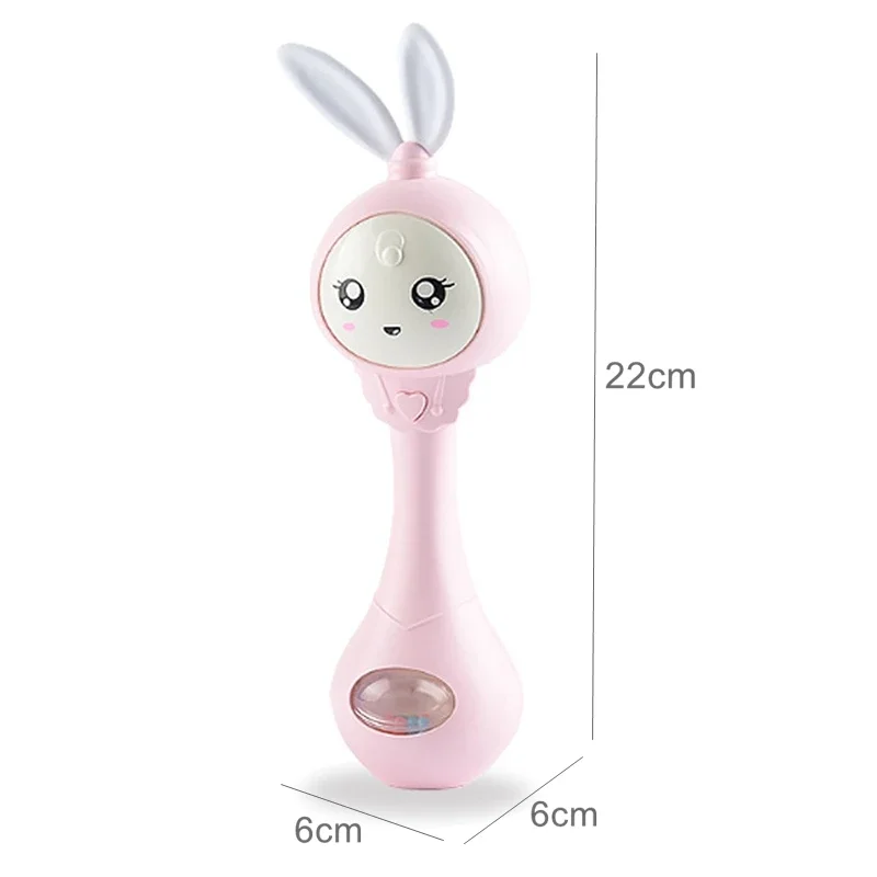 Musica e lucentezza Sonaglio Giocattoli Coniglio Sonagli intelligenti Smart Bunny Smarty Media Smart Shake Giocattoli educativi precoci