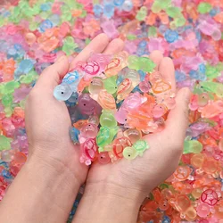 50/100pcs Glowing Colorful Turtle Statue Set Turtle Ornament Tabletop Knits, Resin Glow-in-the-Dark Miniature DIY Crafts Gifts