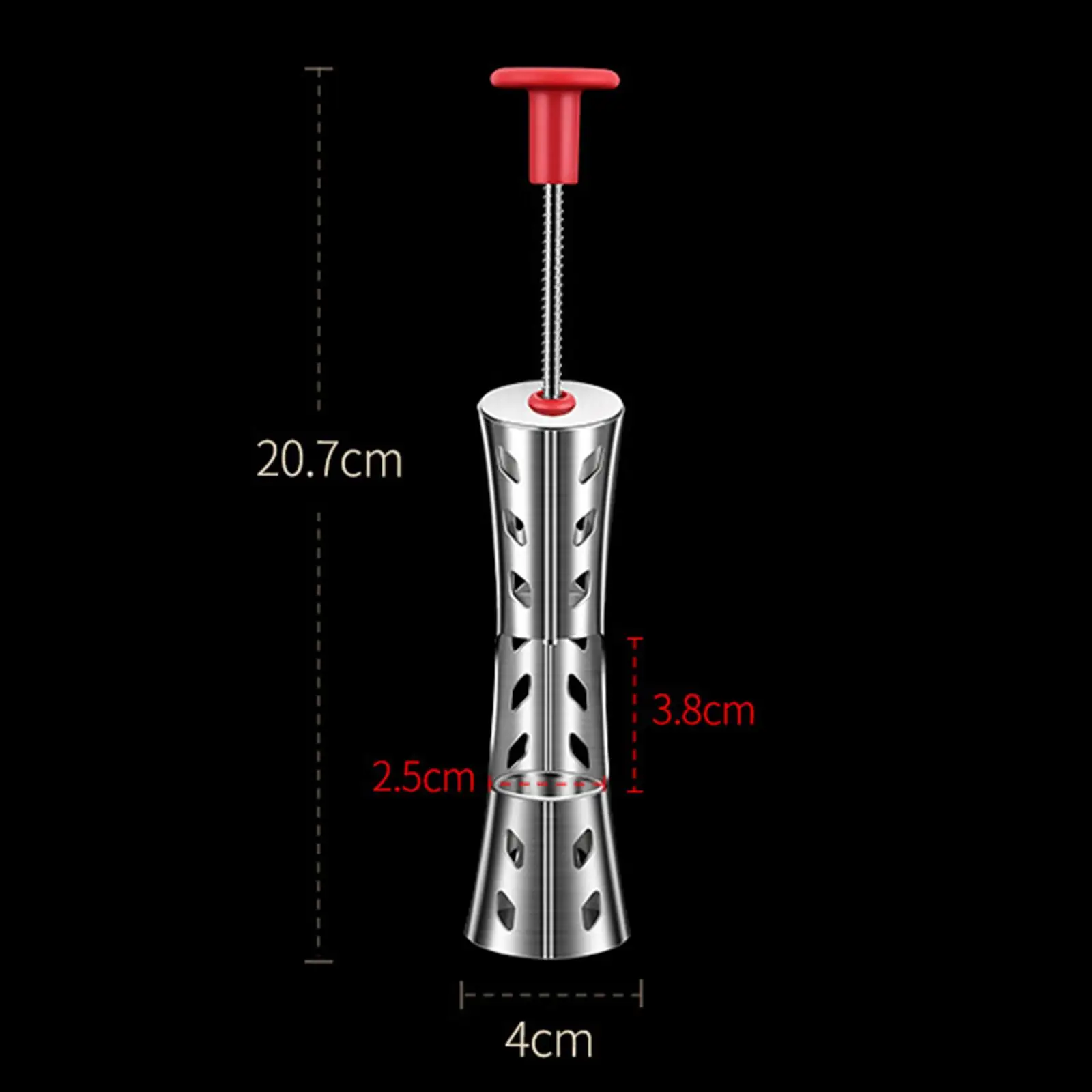 Red Date Corer Easy to Use Lightweight Practical Hand Tool Cherry Core Remover