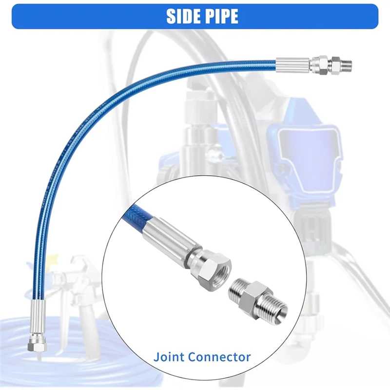 

YLS-Airless Sprayer Whip Hose,20 Inch Compatible With Graco 390 395 490 495 Paint Sprayers , Paint Gun Hose