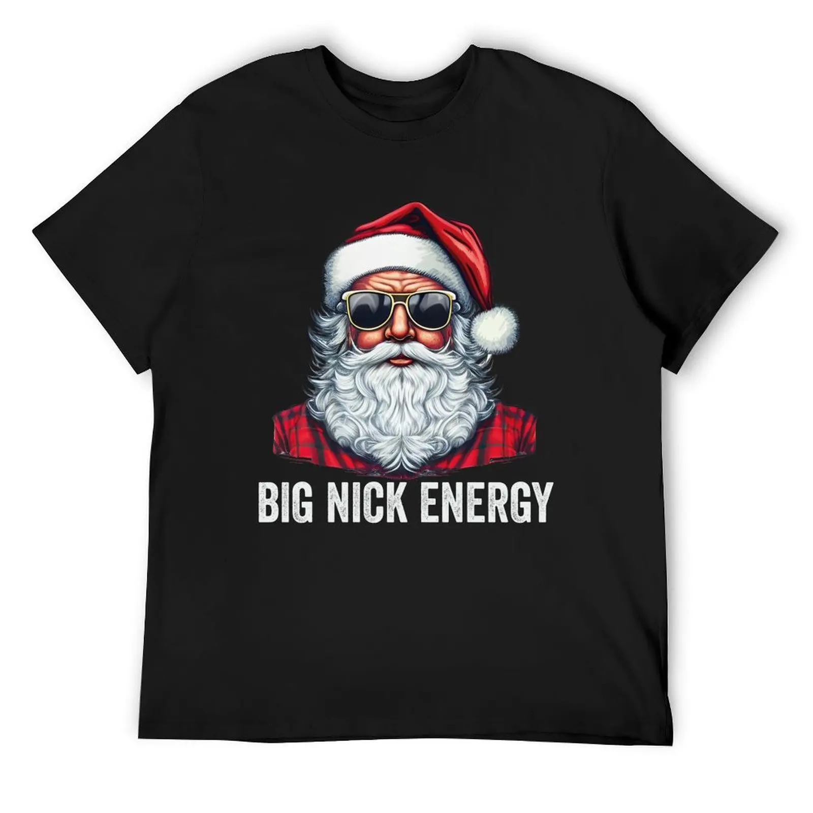 

Big Nick Energy Santa T-Shirt blacks anime t shirts blue lock aesthetic clothes Short sleeve tee men