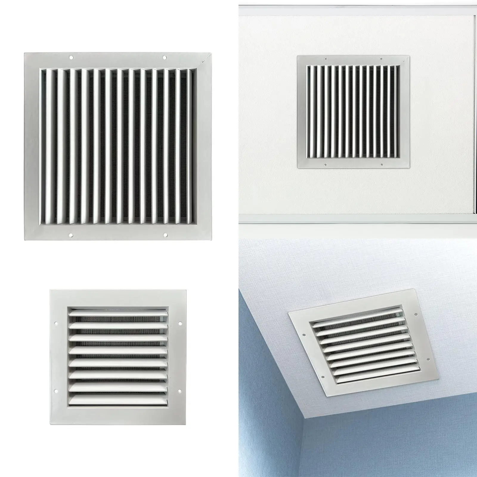 Aluminum Alloy Linear Bar Grille Air Vent Cover for Office Building Subway Basement Ventilation System