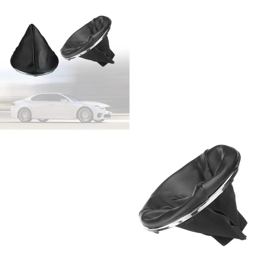 Car Shift Gear Knob Lever Headset with Bezel Frame Gaitor Boot Cover PU Leather Suitable For  50295325 50295075