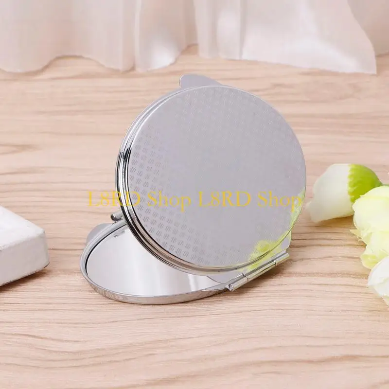 L8rd Tragbare Handtasche Verschiedene Formen Doppelte Doppelseite Edelstahlspiegel