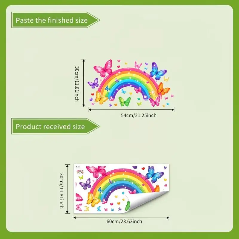 Fresh Floral Pattern Sink Area Background Wall Sticker Bathroom Wall Decoration Self-Adhesive Removable Waterproof Sticker