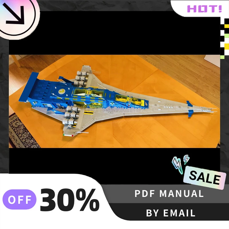 [4109PCS] Customized MOC Exploration Space Shuttle Creative Building Blocks Set STEM Toys Construction Model Kit Birthday Gifts