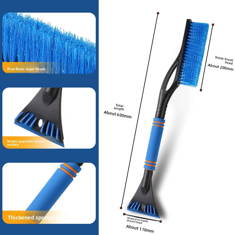 

3 in 1 Car Snow Brush Retractable Snow Shovel Tool Extendable Auto Car Snow Removal Broom Brush for Snow Removal