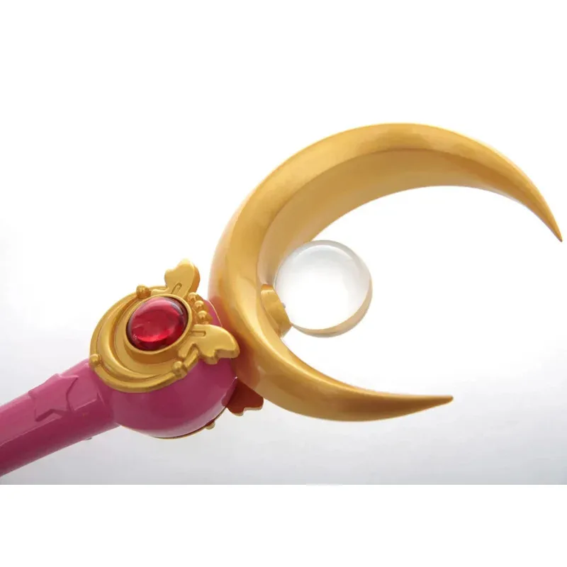 أنيمي كوسبلاي بحار والقمر Usagi Tsukino Moon Stick، إكسسوارات كريستال، زي حفلة الهالوين، كوميدي، للأطفال والكبار